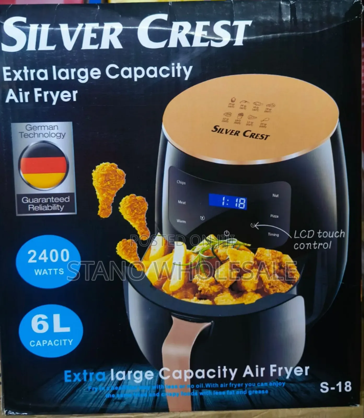 Silver Crest Digital Air Frey