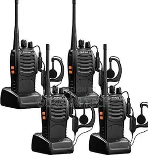 Baofeng BF-888S Walkie Talkies 16 Channels 2-Way - 4 Pieces Pack