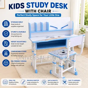 Adjustable Kids Study Table Form 3-10 Yrs
