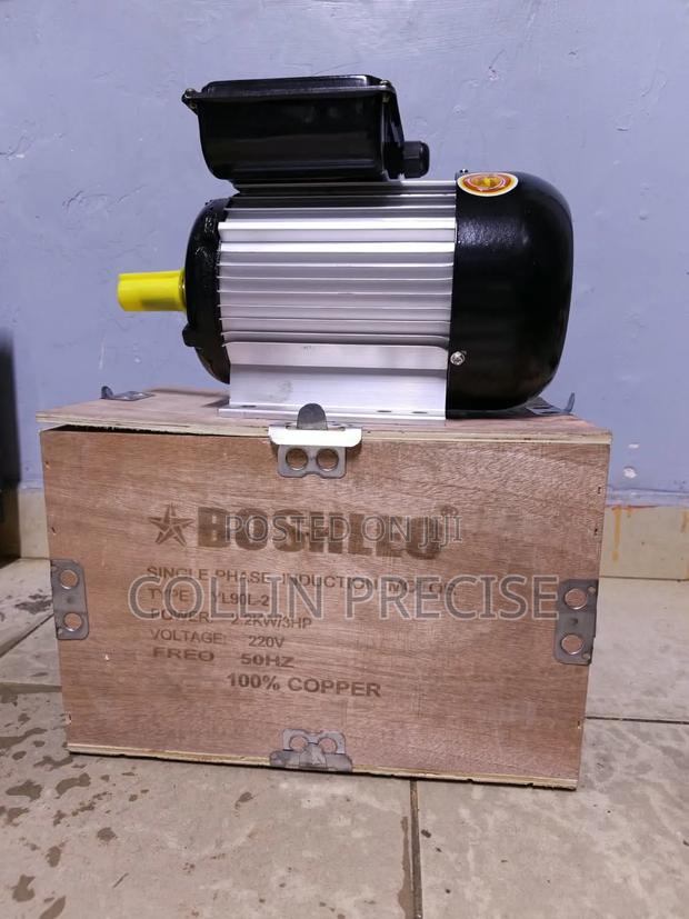 Boshleo 3HP Single-Phase Electric Motor - main view