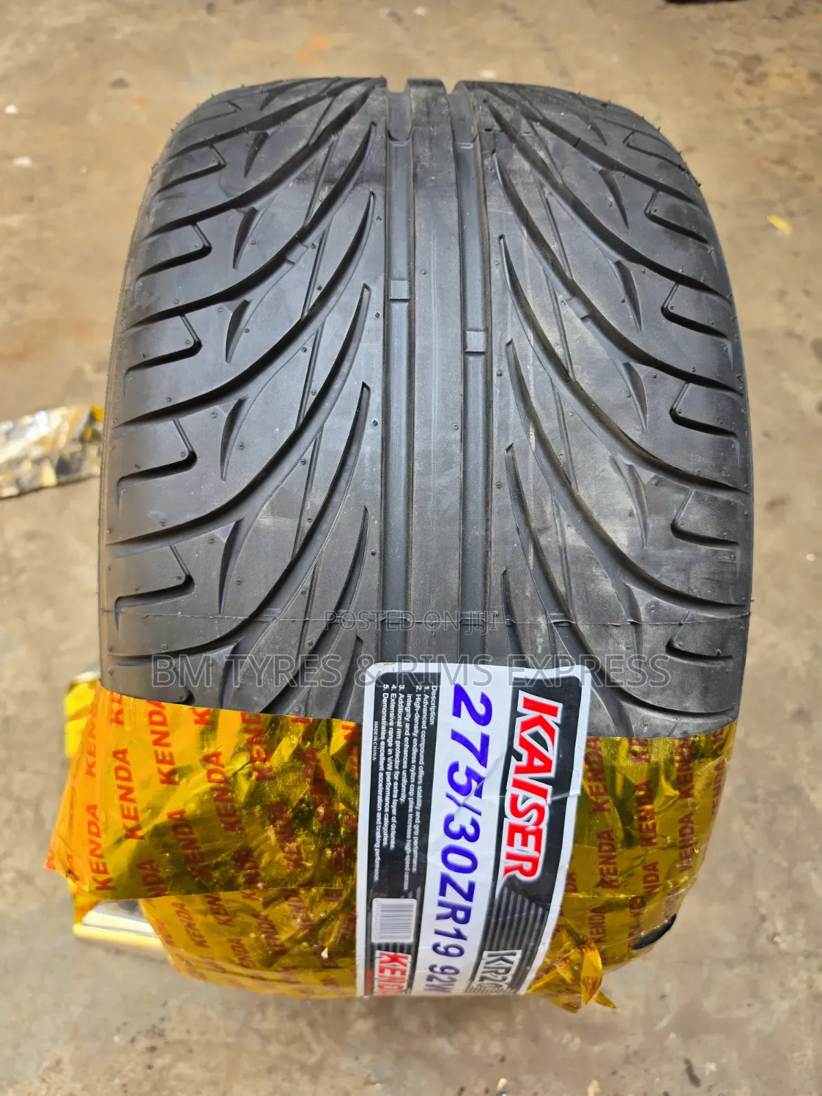 275 /30 R19 Kenda Tires