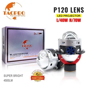 P120 Bi-Led Laser Headlight Projector Lens Low Beam 40w/ High Beam 70W