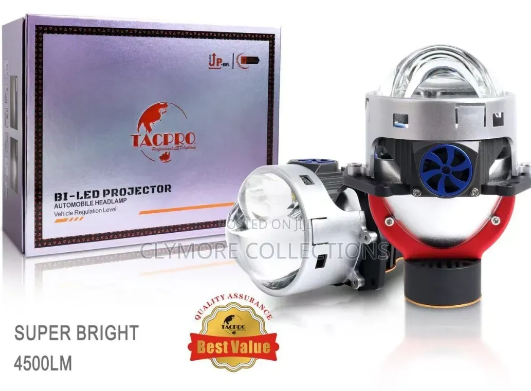 P120 Bi-Led Laser Headlight Projector Lens Low Beam 40w/ High Beam 70W