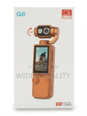 Q8 4K Ultra HD Sports Vlogging Pocket Gimbal Camera.
