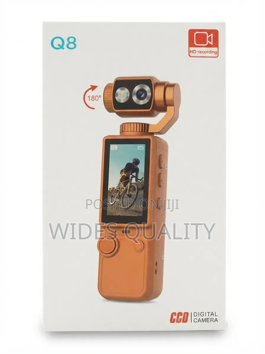 Q8 4K Ultra HD Sports Vlogging Pocket Gimbal Camera.