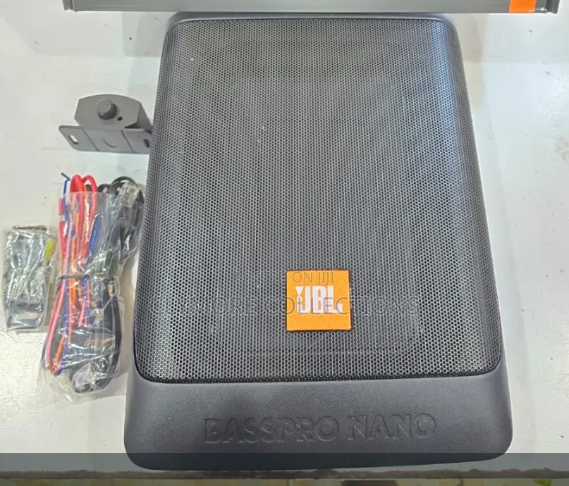 JBL BassPro Nano Compact Powered Underseat Car Subwoofer - 200W Peak