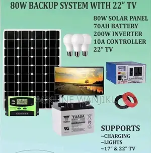 Solar Pannel 80w Full Kit System