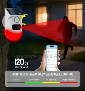 Wireless WIFI PIR Outdoor Solar Sensor With Remote Control