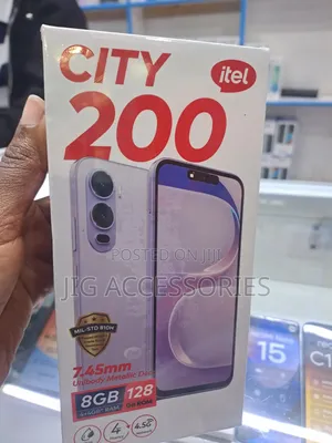 New Itel City 200 128 GB Black