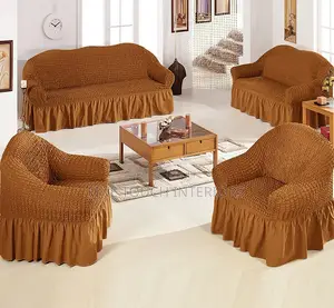 Beige Turkish Sofa Cover