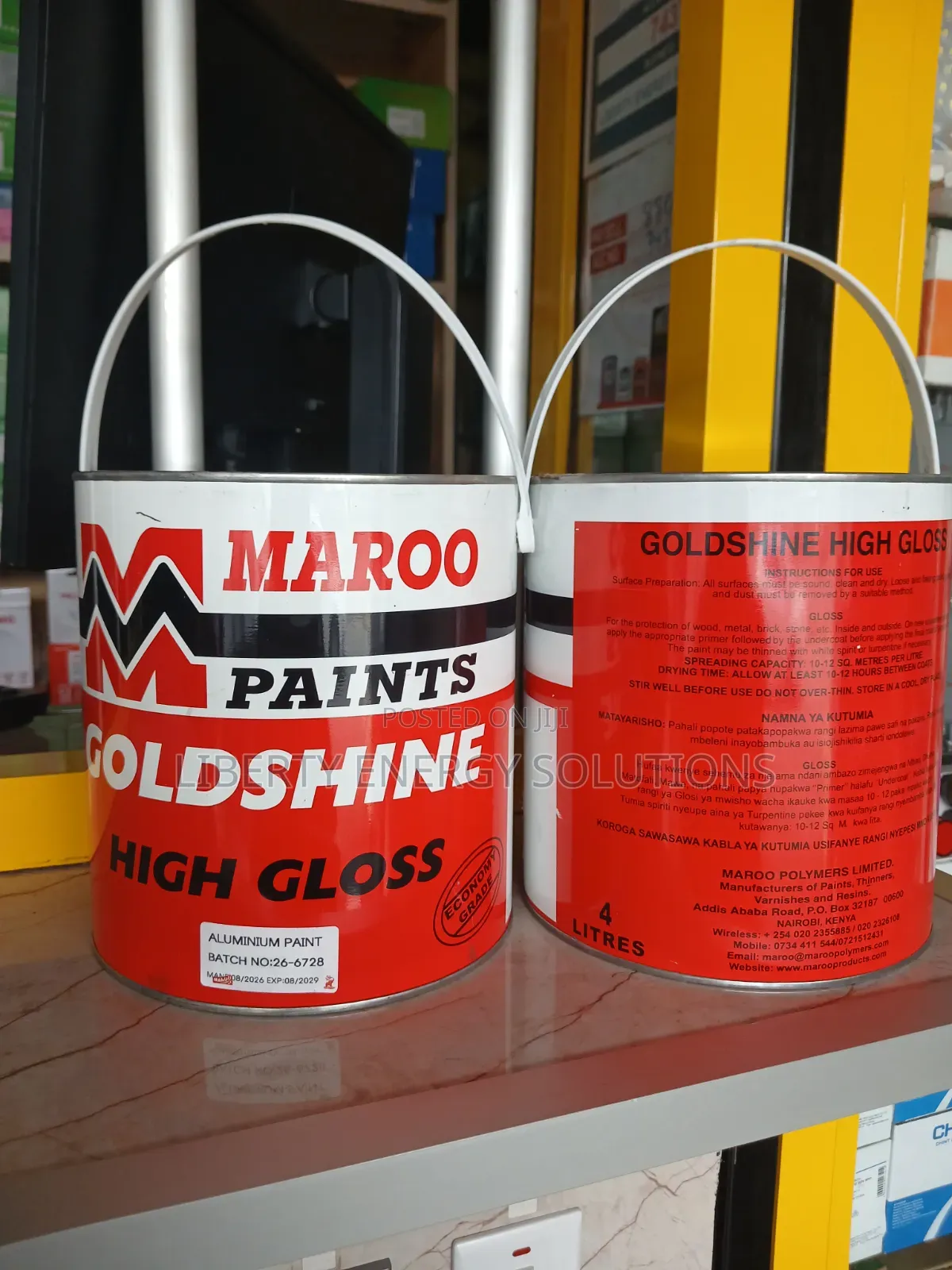 Maroo Floor Gloss Paint 4l