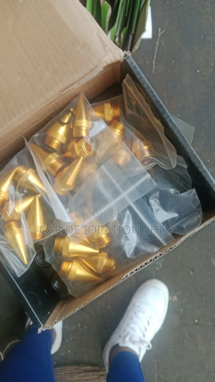 20pcs Rim Decoration Purple Bullets Nuts