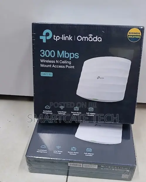 TP-Link EAP110 WiFi Access Point – Excellent Coverage