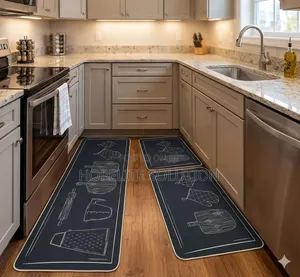 Three Pieces Kitchen Mat
