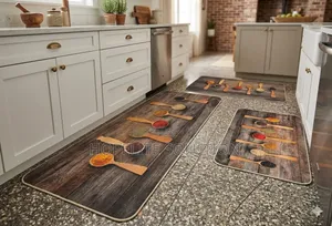 Three Pieces Kitchen Mat