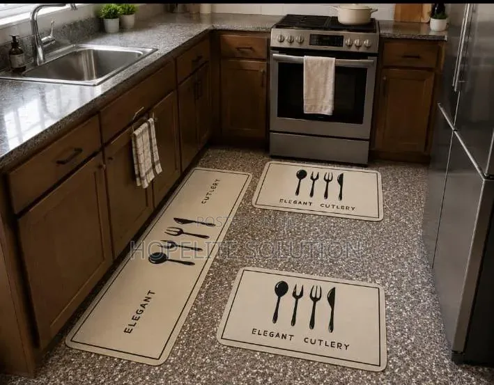 Three Pieces Kitchen Mat