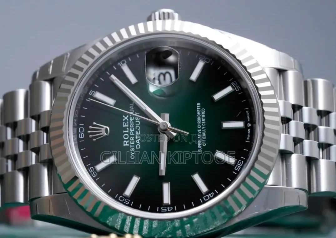 Rolex Date Just 41 Ombre Green Jubilee Superclone 1:1