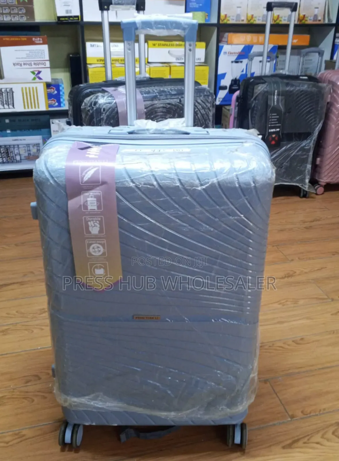 Unbreakble Laxurious Rubber Suitcase Briefcase Travel Bag Large
