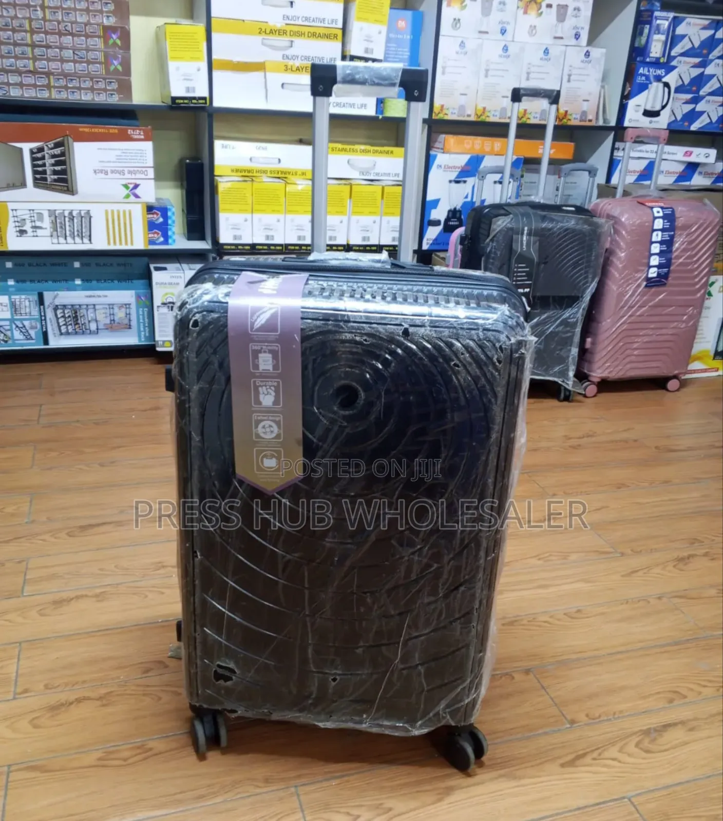 Unbreakble Laxurious Rubber Suitcase Briefcase Travel Bag Large√°°°