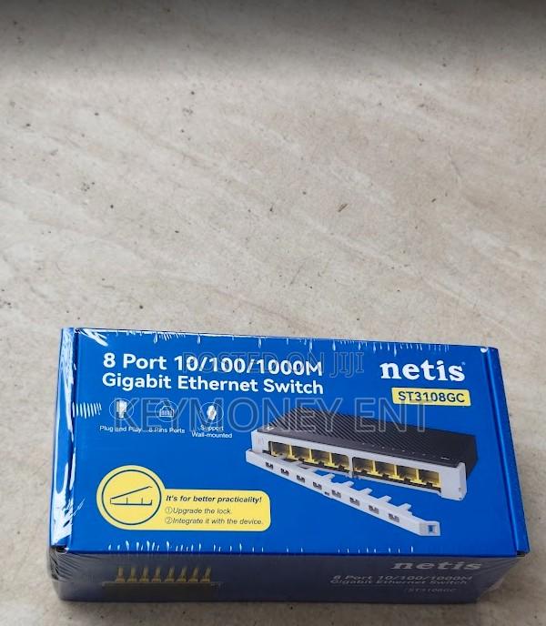 Netis ST3108GC 8-Port Ethernet Gigabit Switch for Reliable Networking