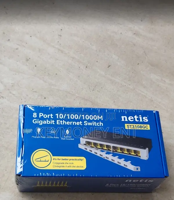 Netis ST3108GC 8-Port Ethernet Gigabit Switch for Reliable Networking