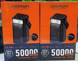 Amaya PowerBox 500 50,000mAh Power Bank 22.5W PD Fast Charge LED