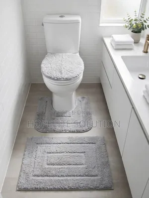 3 PC Toilet Set Mat