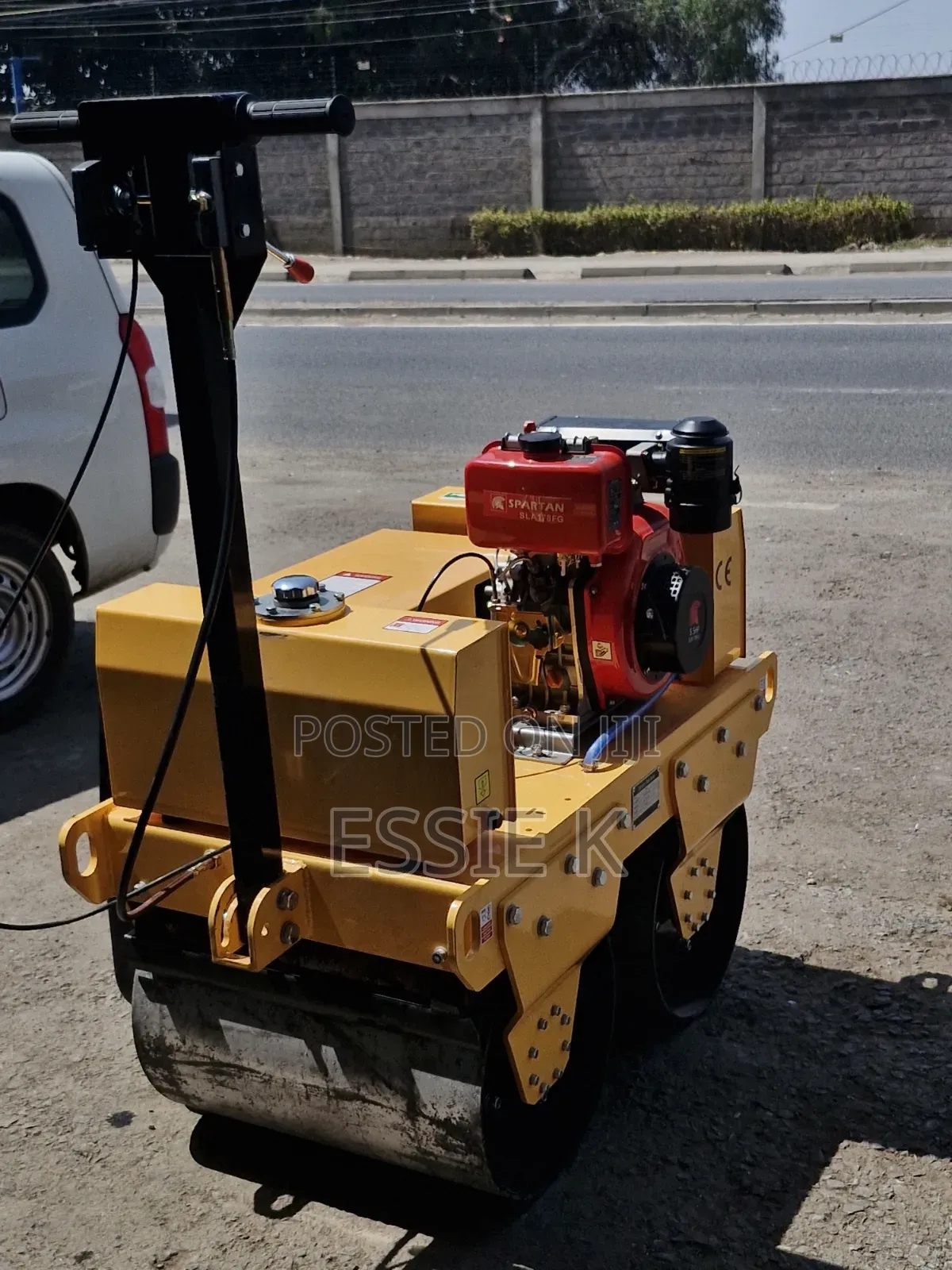 Heavy Duty Spartan Double Drum Roller - Maximum Compaction Power