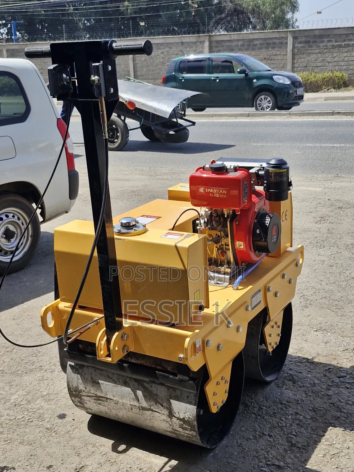 Heavy Duty Spartan Double Drum Roller - Maximum Compaction Power