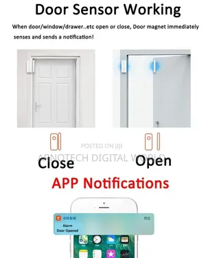 Tuya Wifi Door Window Sensor Smart Home Security Alarm Detector