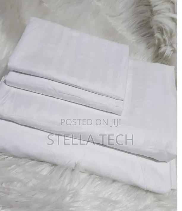 Stripped Cotton Bedsheets Set*!!
▪Size:6by6 - thumbnail 2