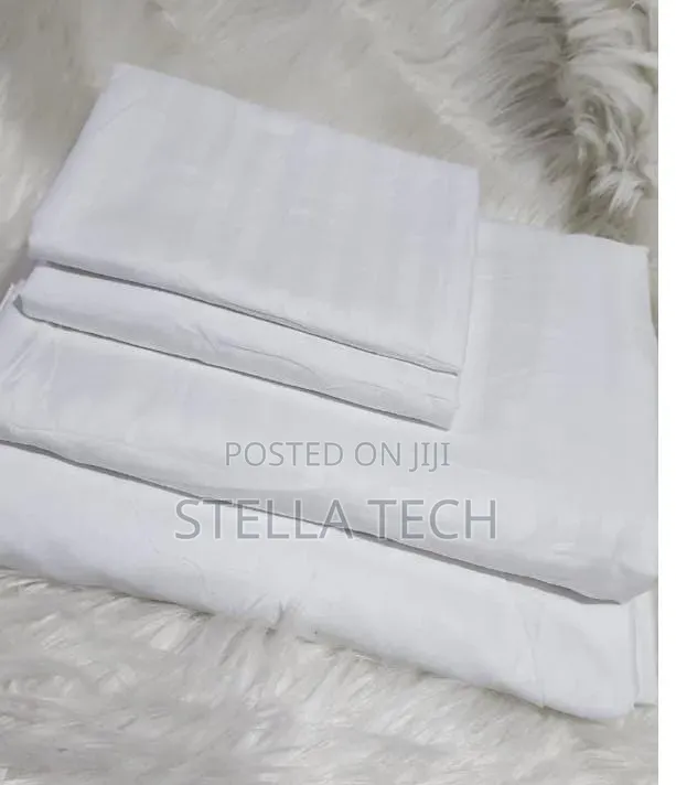 Stripped Cotton Bedsheets Set*!!
▪Size:6by6