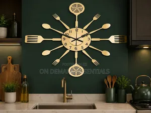 Kitchen Tool Set Acrylic DIY Wall Clock