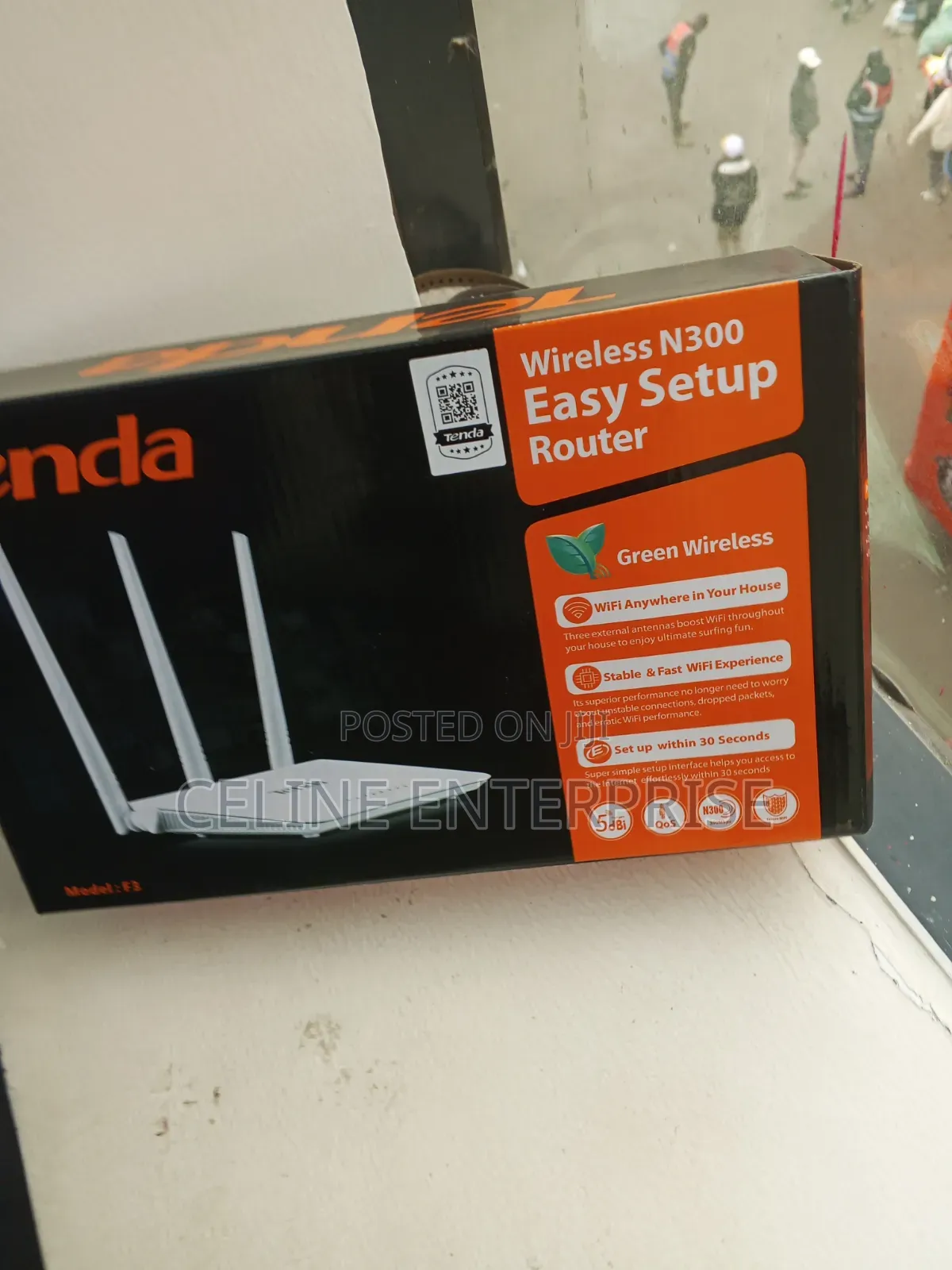 Tenda Wireless Router – Strong WiFi Coverage
