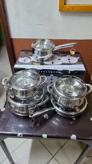 10 Pieces Edenburg EB-2421 Stainless Steel Cookware Set