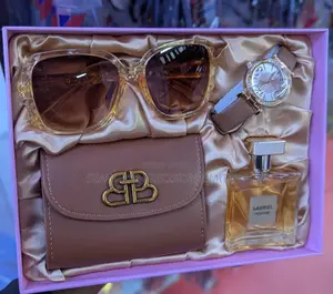 Ladies’ 5-in-1 Fashion Gift Set – Watch, Wallet, Glasses & Perfume