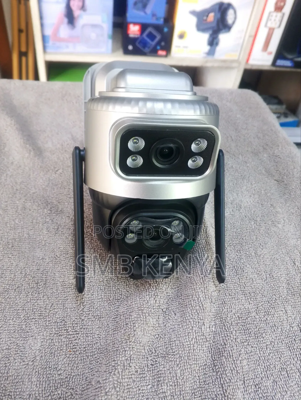4G Dual Solar Camera With Backup Battery V380 Pro App