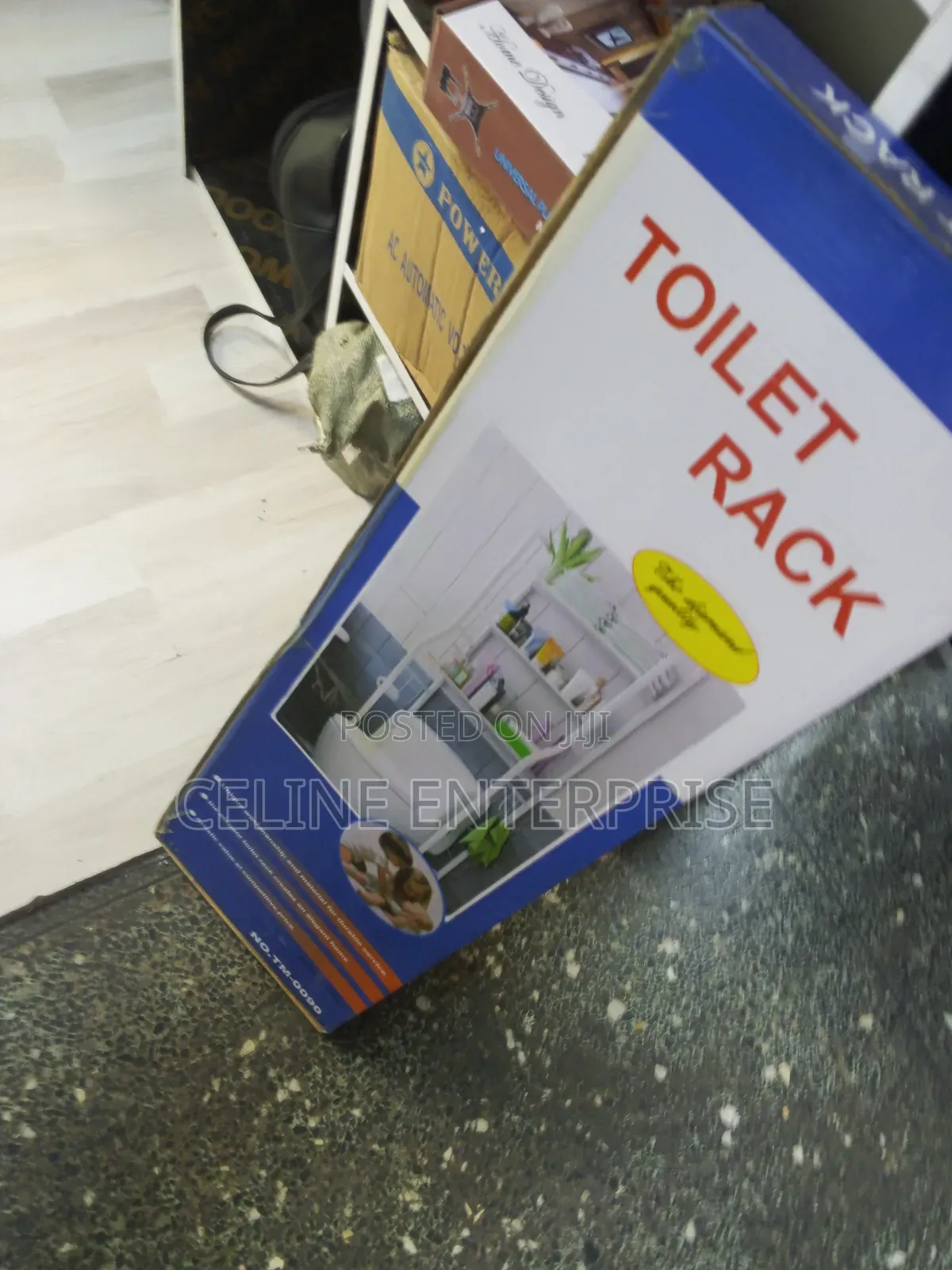 Over-the-Toilet Storage Rack – Modern Bathroom Organizer
