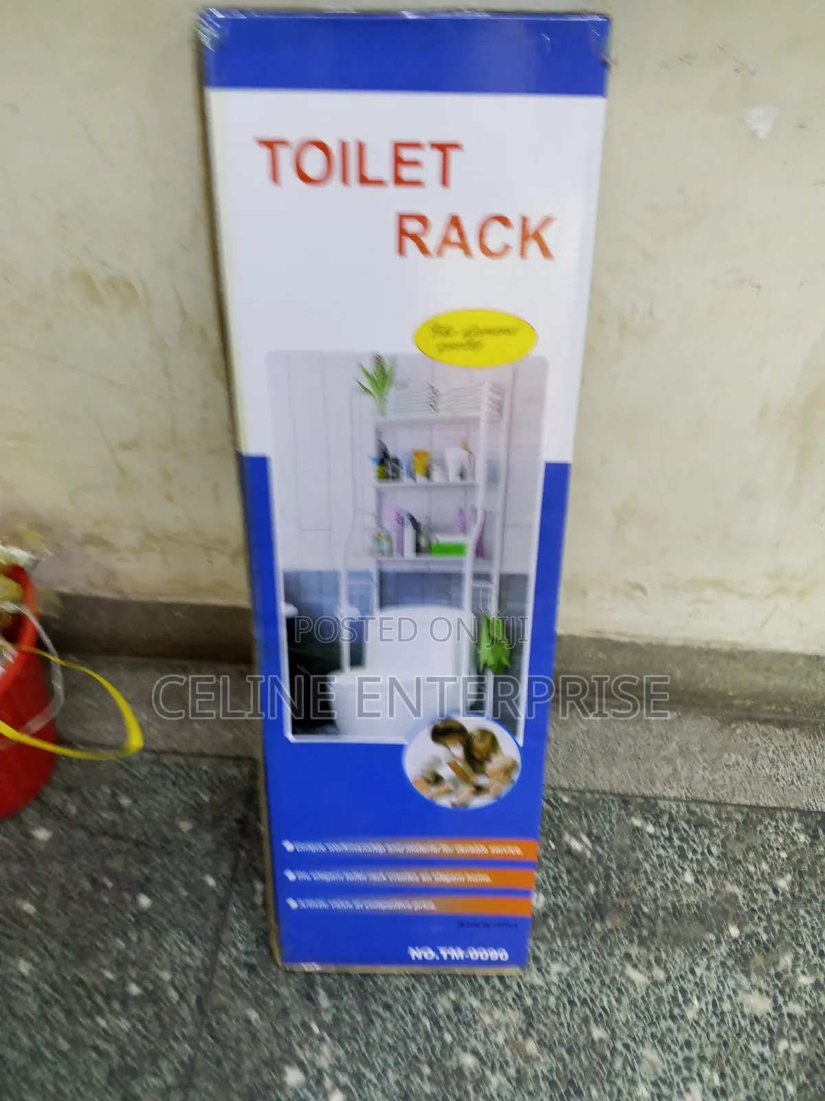 Multi-Purpose Toilet Storage Rack