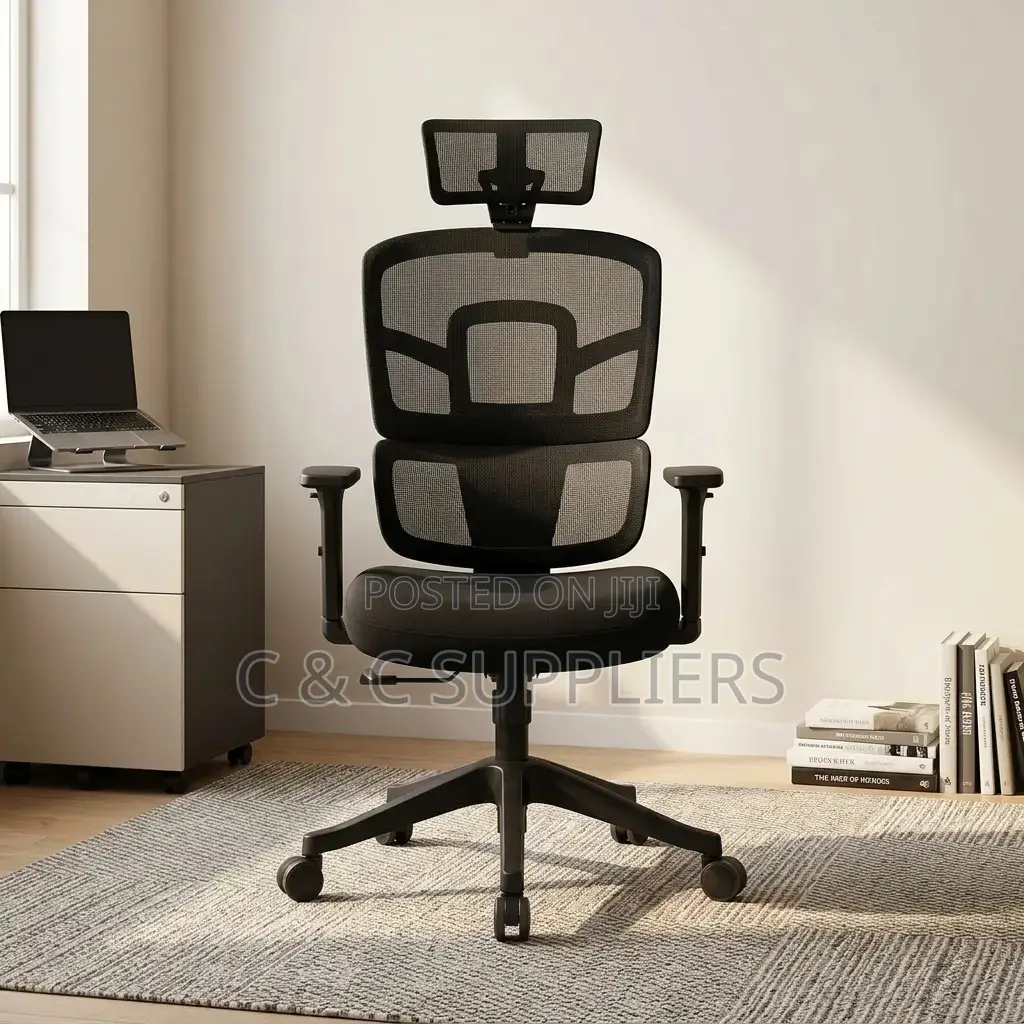 Orthopedic Mesh Chair With Adjusting Arms