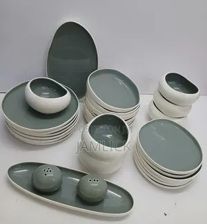 28pcs European Double Glaze Porcelain Dinner Set - Bz