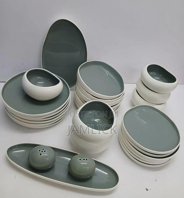 28pcs European Double Glaze Porcelain Dinner Set - Bz
