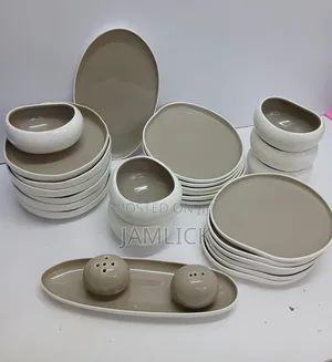28pcs European Double Glaze Porcelain Dinner Set - Bz