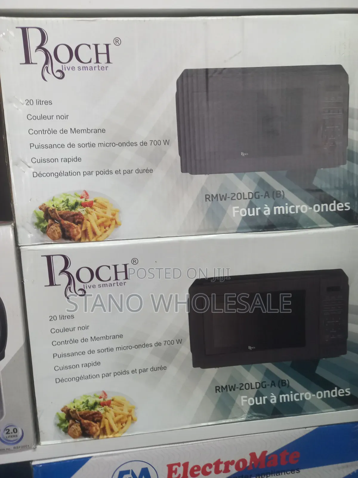 Roch Black Digital Microwave 700w