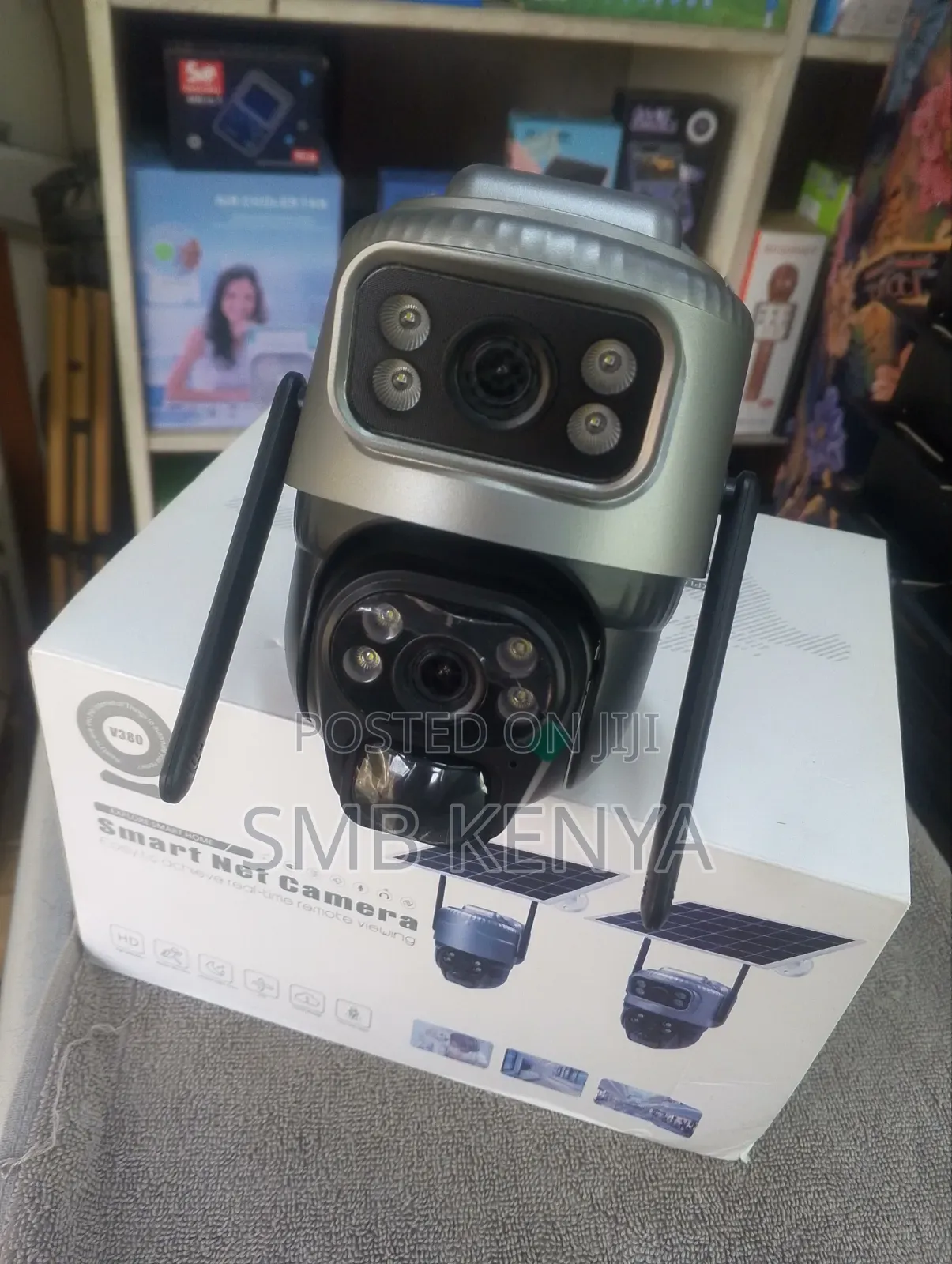 V380 Pro Solar Dual CCTV Security Camera