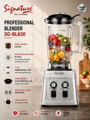1800w (Sg-Bl-630) Commercial Blender With 5.0 LTR Jar .