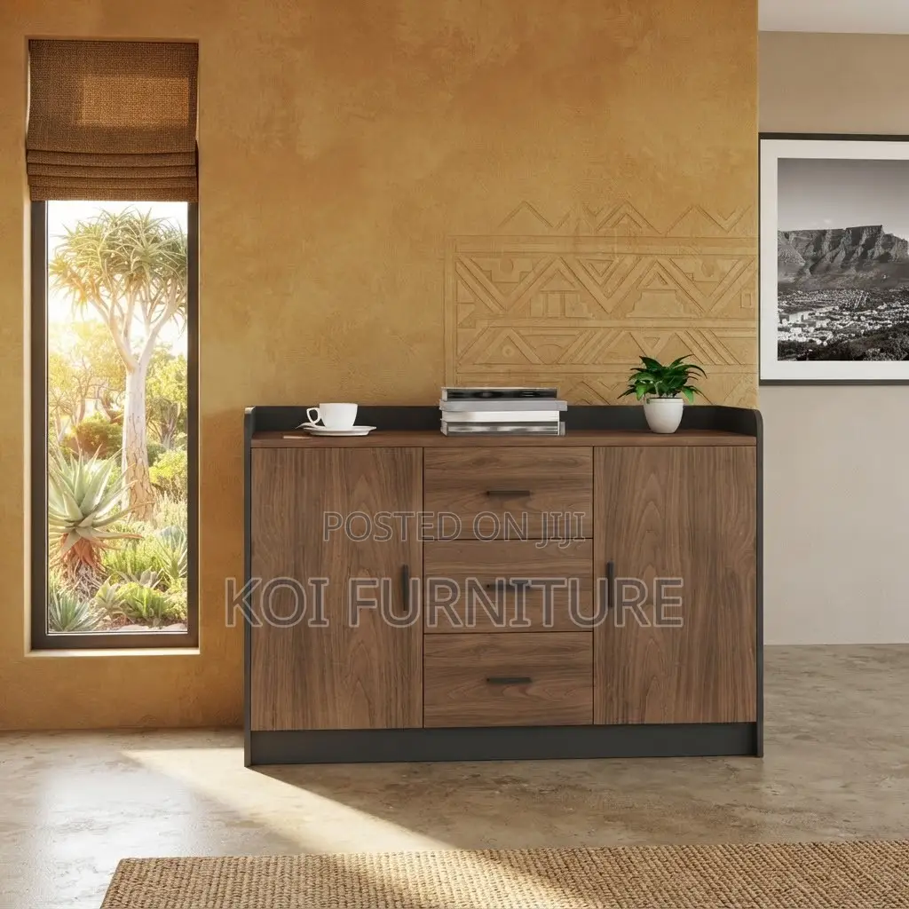 Office Cabinet; Wooden Storage Credenza Cabinet With Key Lockers
