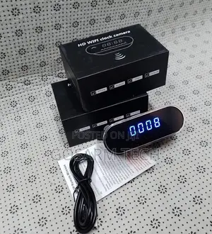 Hidden Spy Camera Digital Table Clock – Full HD 1080P Wi-Fi Camera