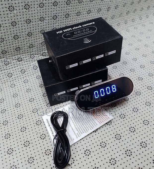 Hidden Spy Camera Digital Table Clock – Full HD 1080P Wi-Fi Camera