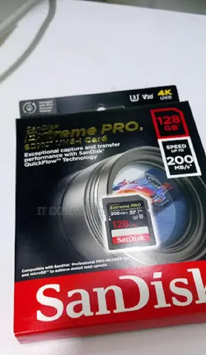 SanDisk Extreme PRO SDHC Card 128gb